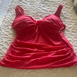 Talbots Pink Women's Swim Tankini Top